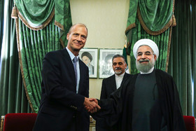 دیدار رئیس شرکت هواپیماسازی ایرباس با رئیس جمهوری 